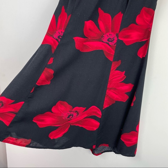 Vintage Y2K Floral Mini Dress Halter Neck Open Back Sz XS/S - Picture 5 of 11